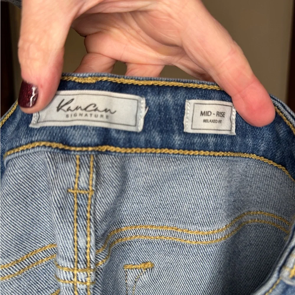 KanCan Light Blue Straight Leg Jeans - Picture 3 of 4